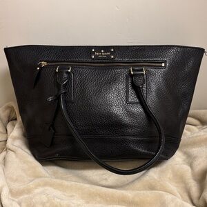 Kate Spade of New York black 100% Cowhide Leather Tote